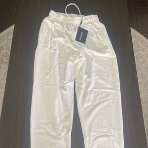 White sweatpants